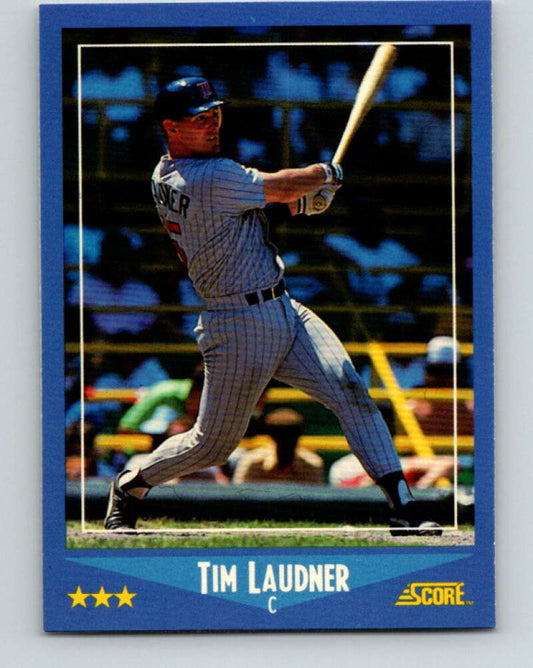 1988 Score #153 Tim Laudner Mint Minnesota Twins  Image 1