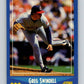 1988 Score #154 Greg Swindell Mint Cleveland Indians  Image 1