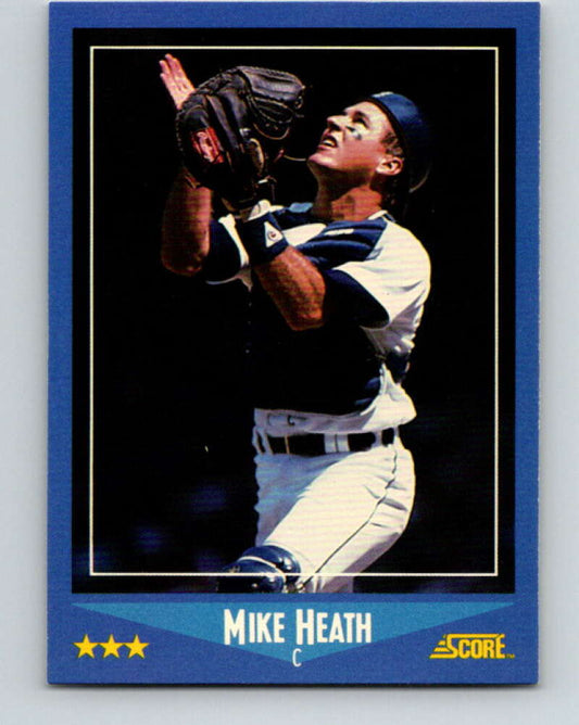 1988 Score #156 Mike Heath Mint Detroit Tigers  Image 1