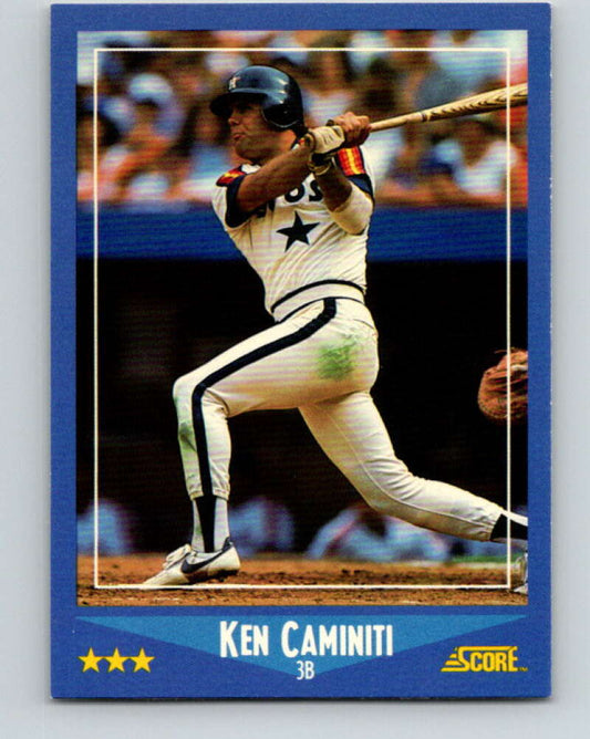1988 Score #164 Ken Caminiti Mint RC Rookie Houston Astros  Image 1
