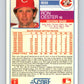 1988 Score #183 Ron Oester Mint Cincinnati Reds  Image 2