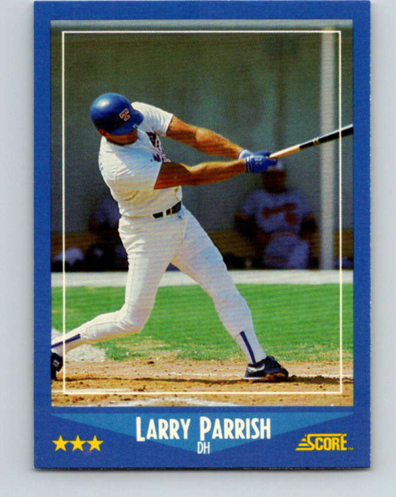 1988 Score #191 Larry Parrish Mint Texas Rangers  Image 1