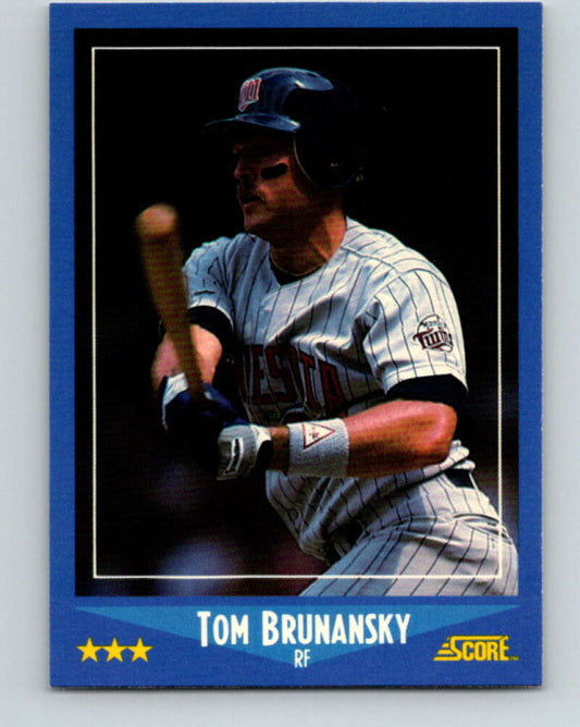 1988 Score #194 Tom Brunansky Mint Minnesota Twins  Image 1