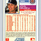 1988 Score #199 Johnny Grubb Mint Detroit Tigers  Image 2