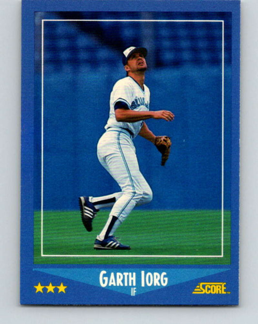 1988 Score #204 Garth Iorg Mint Toronto Blue Jays  Image 1