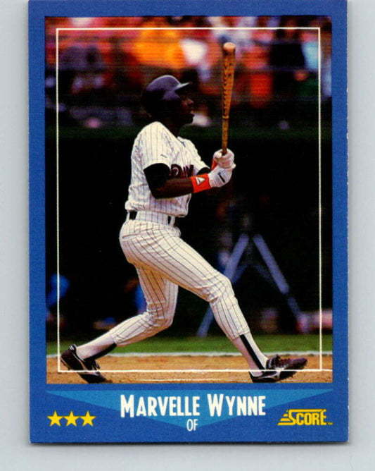 1988 Score #209 Marvell Wynne ERR Mint San Diego Padres  Image 1