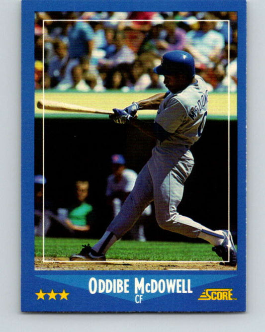 1988 Score #215 Oddibe McDowell Mint Texas Rangers  Image 1