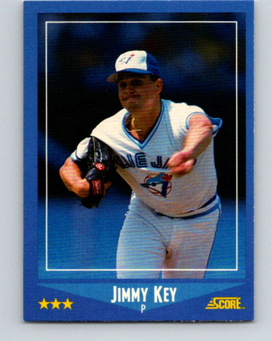 1988 Score #216 Jimmy Key Mint Toronto Blue Jays  Image 1