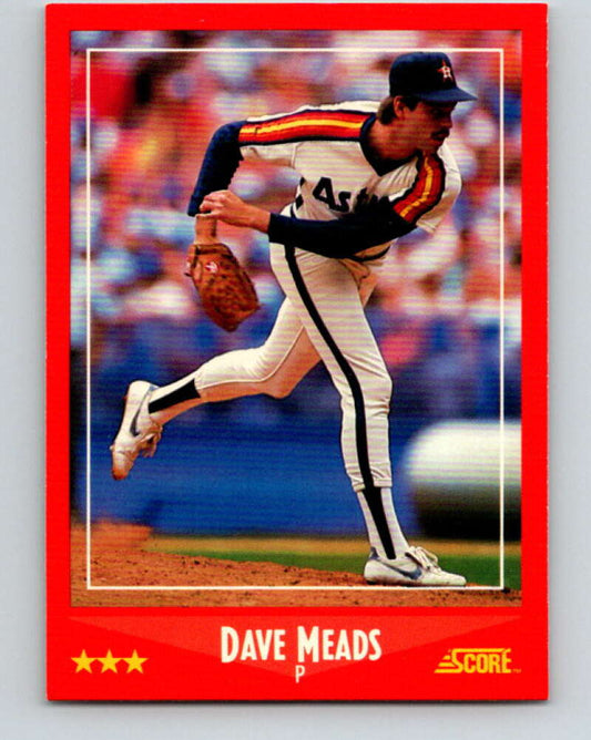 1988 Score #243 Dave Meads Mint RC Rookie Houston Astros  Image 1