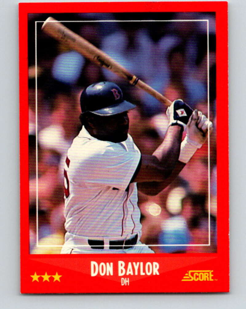 1988 Score #250 Don Baylor Mint Minnesota Twins  Image 1