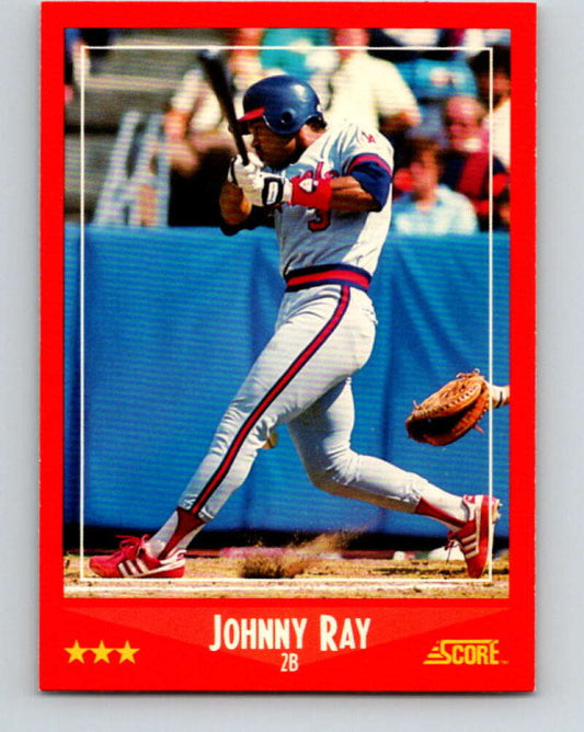 1988 Score #254 Johnny Ray Mint California Angels  Image 1