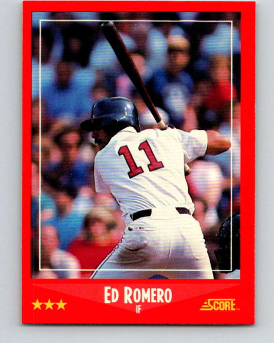1988 Score #259 Ed Romero Mint Boston Red Sox  Image 1