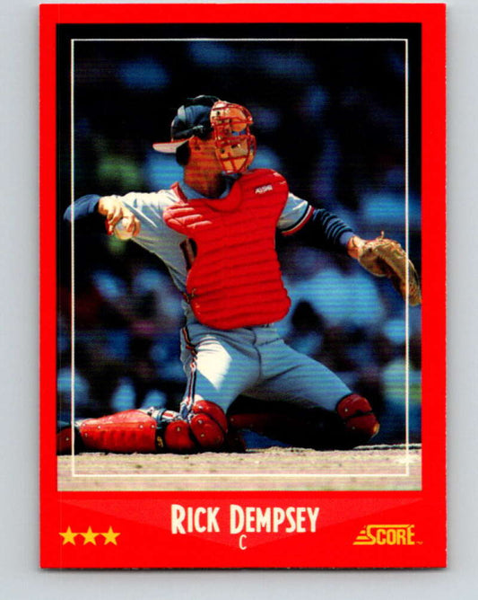 1988 Score #262 Rick Dempsey Mint Cleveland Indians  Image 1