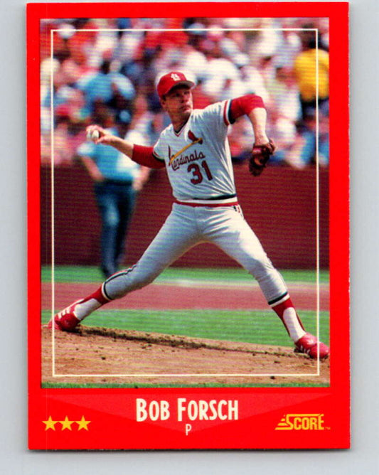 1988 Score #264 Bob Forsch Mint St. Louis Cardinals  Image 1
