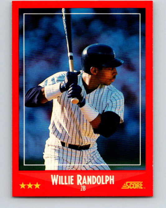 1988 Score #266 Willie Randolph Mint New York Yankees  Image 1