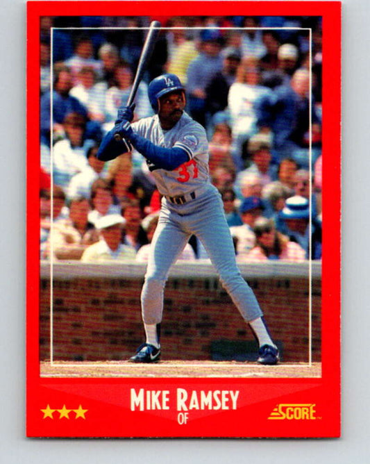 1988 Score #267 Mike Ramsey Mint Los Angeles Dodgers  Image 1