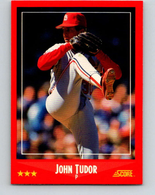 1988 Score #275 John Tudor Mint St. Louis Cardinals  Image 1