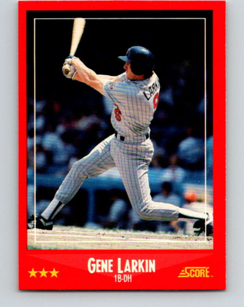 1988 Score #276 Gene Larkin Mint RC Rookie Minnesota Twins  Image 1