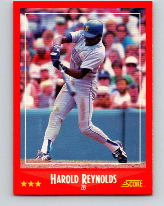 1988 Score #277 Harold Reynolds Mint Seattle Mariners  Image 1