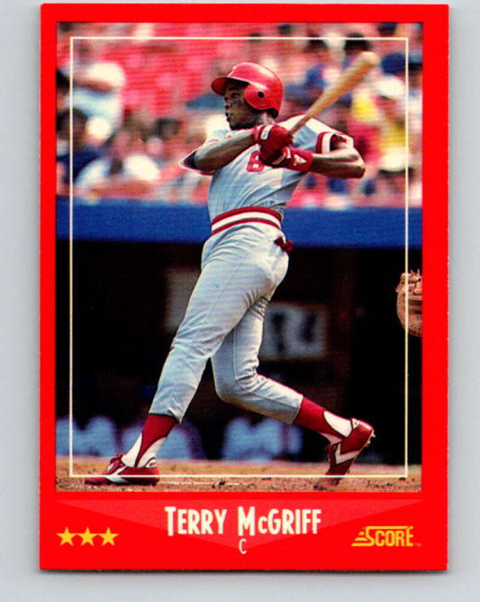 1988 Score #281 Terry McGriff Mint Cincinnati Reds  Image 1
