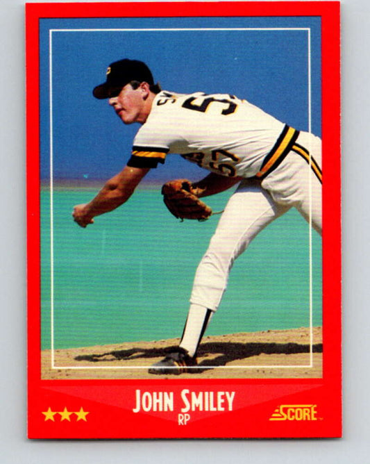 1988 Score #287 John Smiley Mint RC Rookie Pittsburgh Pirates  Image 1