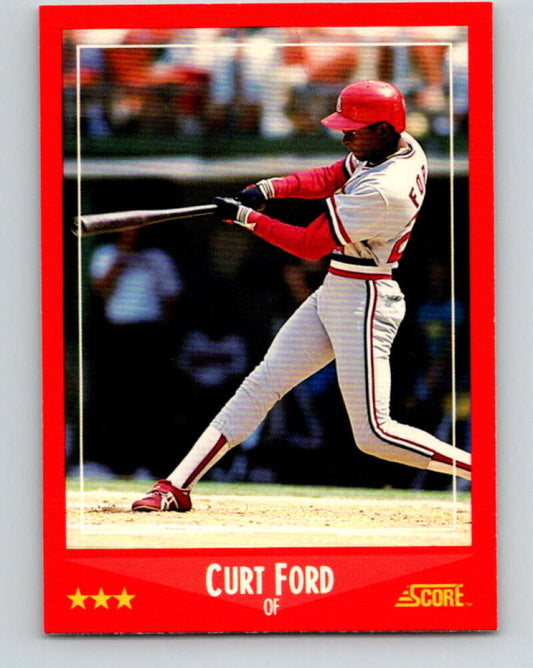 1988 Score #288 Curt Ford Mint St. Louis Cardinals  Image 1