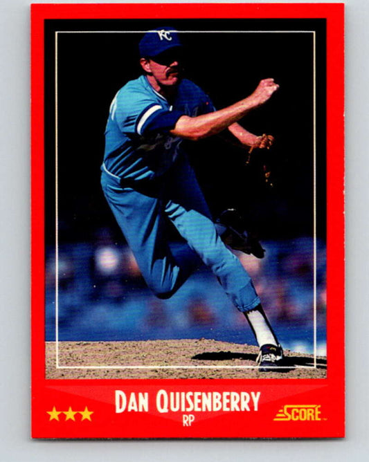 1988 Score #290 Dan Quisenberry Mint Kansas City Royals  Image 1