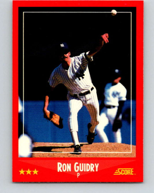 1988 Score #310 Ron Guidry Mint New York Yankees  Image 1