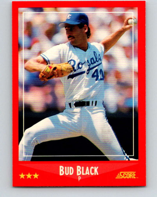 1988 Score #313 Bud Black Mint Kansas City Royals  Image 1