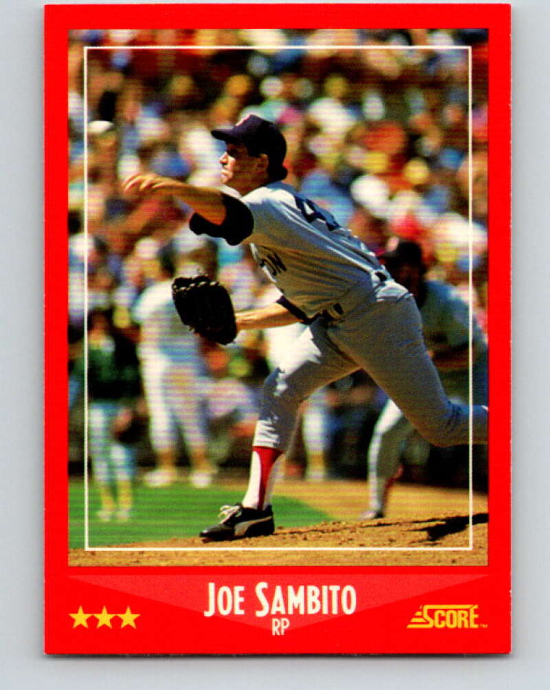 1988 Score #314 Joe Sambito Mint Boston Red Sox  Image 1