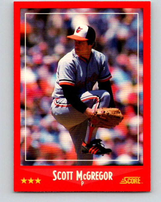 1988 Score #315 Scott McGregor Mint Baltimore Orioles  Image 1