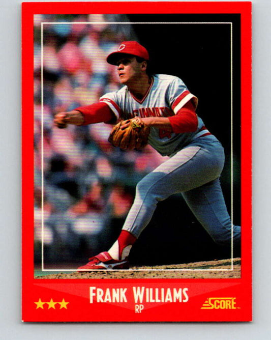 1988 Score #317 Frank Williams Mint Cincinnati Reds  Image 1