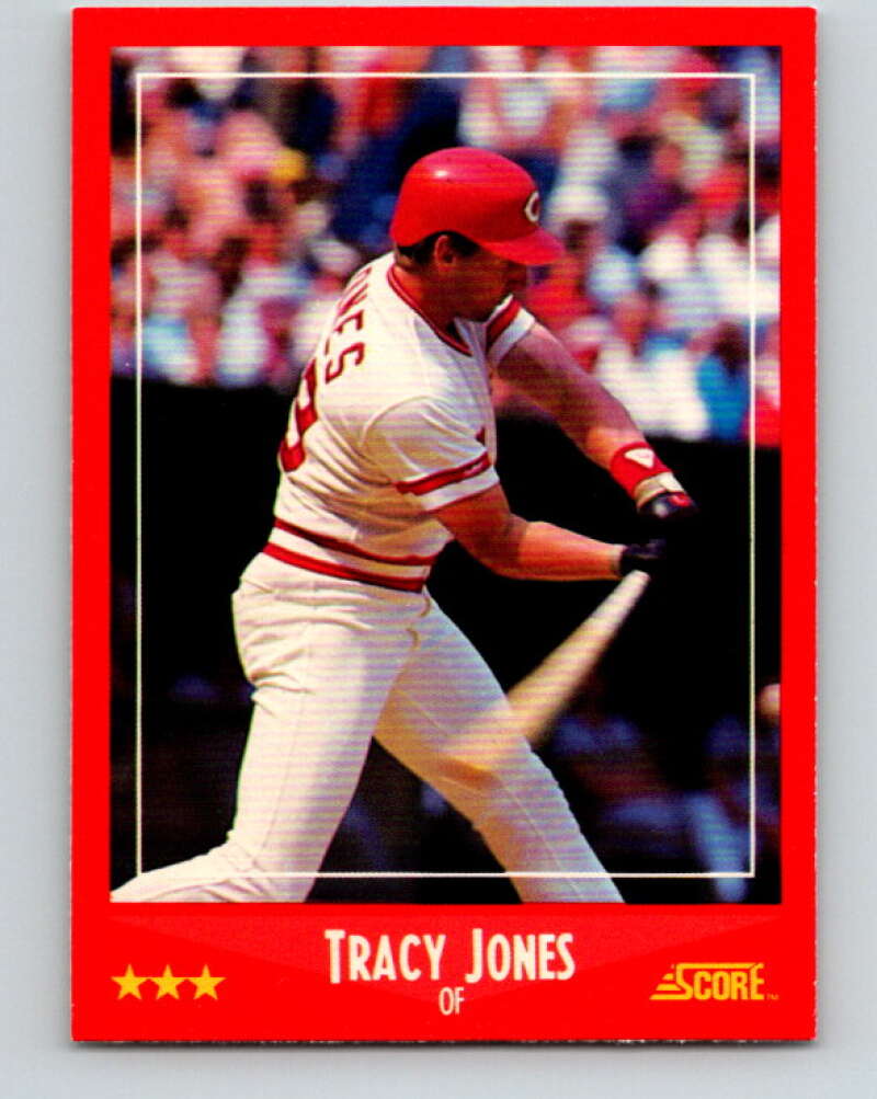 1988 Score #326 Tracy Jones Mint Cincinnati Reds  Image 1