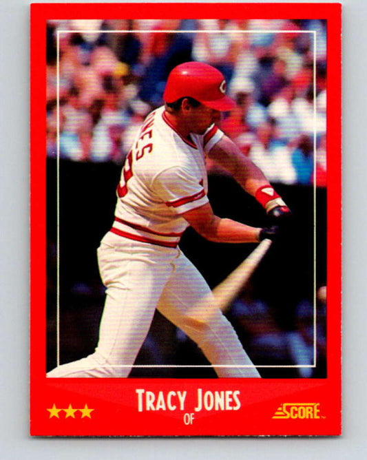 1988 Score #326 Tracy Jones Mint Cincinnati Reds  Image 1