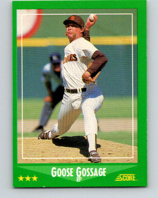 1988 Score #331 Rich Gossage Mint San Diego Padres  Image 1