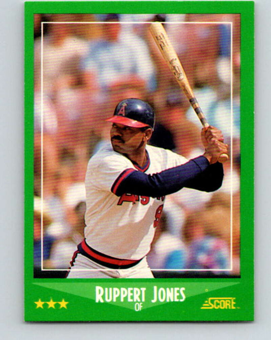 1988 Score #333 Ruppert Jones Mint California Angels  Image 1