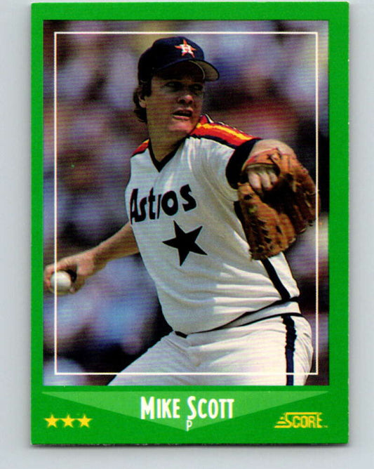 1988 Score #335 Mike Scott Mint Houston Astros  Image 1