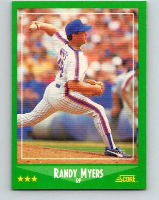 1988 Score #336 Randy Myers Mint New York Mets  Image 1