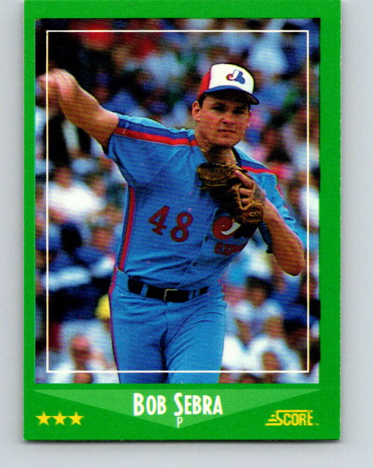 1988 Score #337 Bob Sebra Mint Montreal Expos