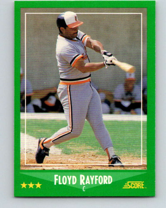 1988 Score #359 Floyd Rayford Mint Baltimore Orioles  Image 1