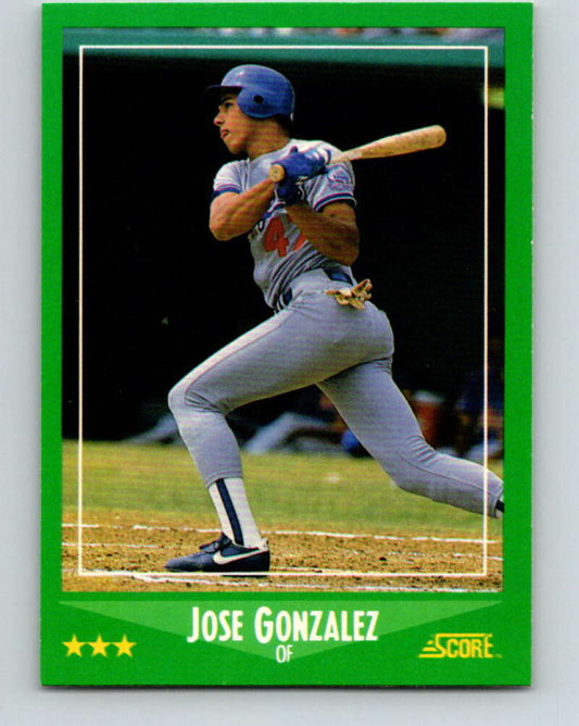 1988 Score #364 Jose Gonzalez Mint Los Angeles Dodgers  Image 1