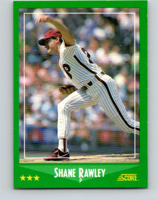 1988 Score #375 Shane Rawley Mint Philadelphia Phillies  Image 1