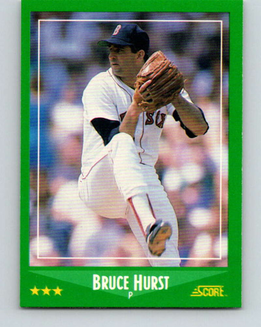 1988 Score #380 Bruce Hurst Mint Boston Red Sox  Image 1