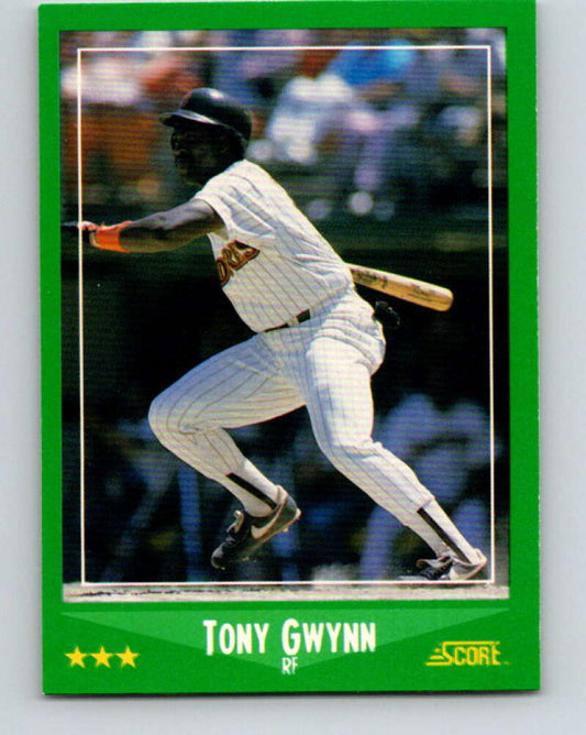 1988 Score #385 Tony Gwynn Mint San Diego Padres  Image 1