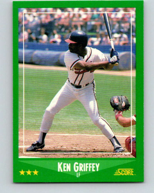 1988 Score #390 Ken Griffey Sr. Mint Atlanta Braves  Image 1