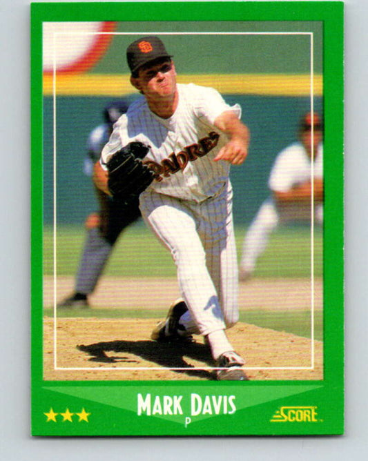1988 Score #391 Mark Davis Mint San Diego Padres  Image 1