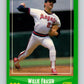 1988 Score #394 Willie Fraser Mint California Angels  Image 1