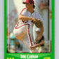 1988 Score #401 Don Carman Mint Philadelphia Phillies  Image 1