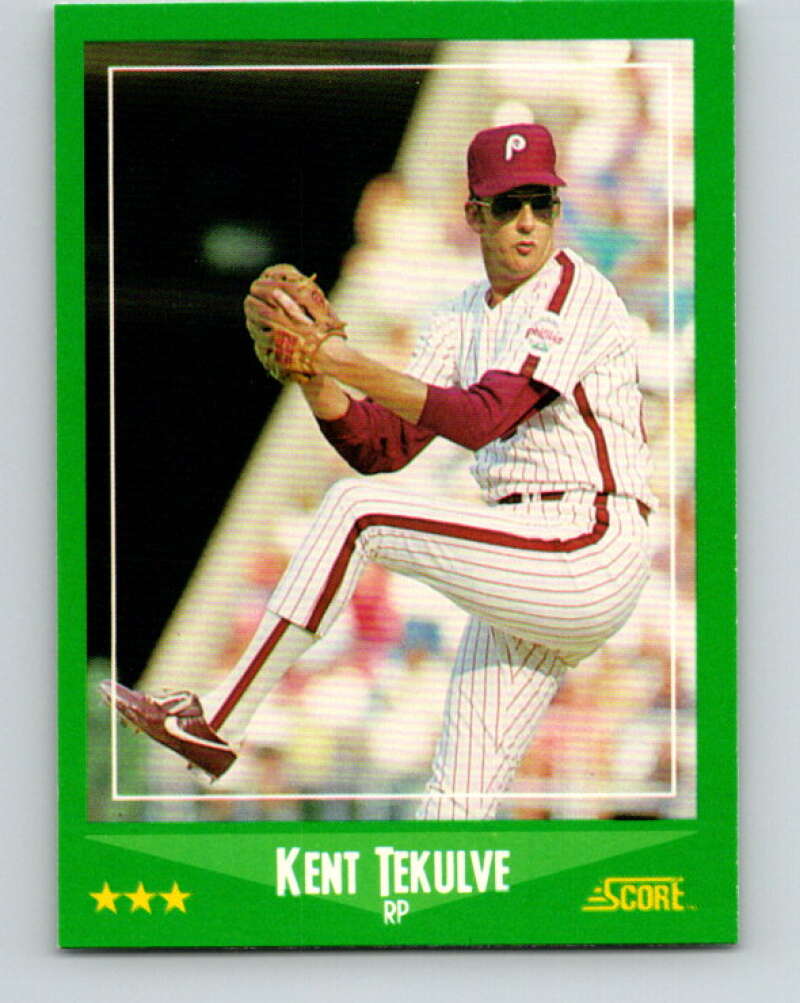 1988 Score #425 Kent Tekulve Mint Philadelphia Phillies