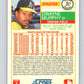 1988 Score #455 Dwayne Murphy Mint Oakland Athletics  Image 2